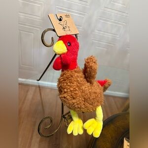 pally paws 
World Very Solf Turkey 🦃 Dog Toy Clinker &/Squeaker New  12”